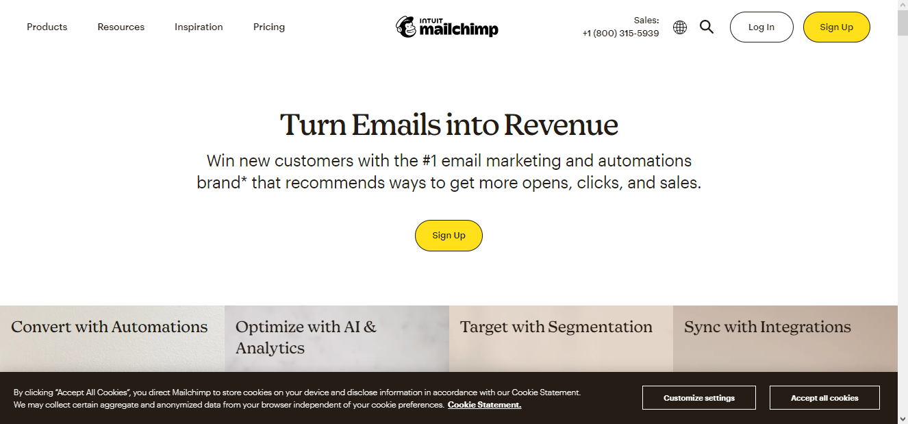 Email automations - MailChimp