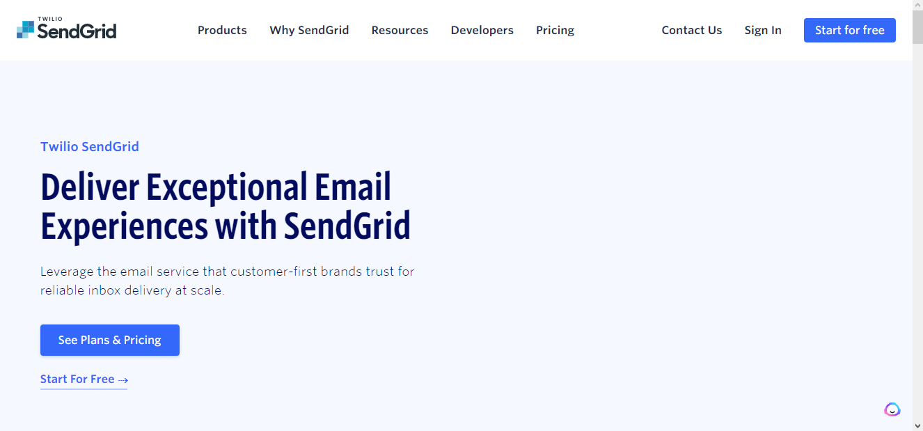 Sendgrid - email platform